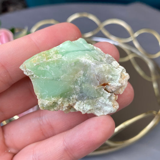 Natural raw Chrysoprase 42g. (Brasil)