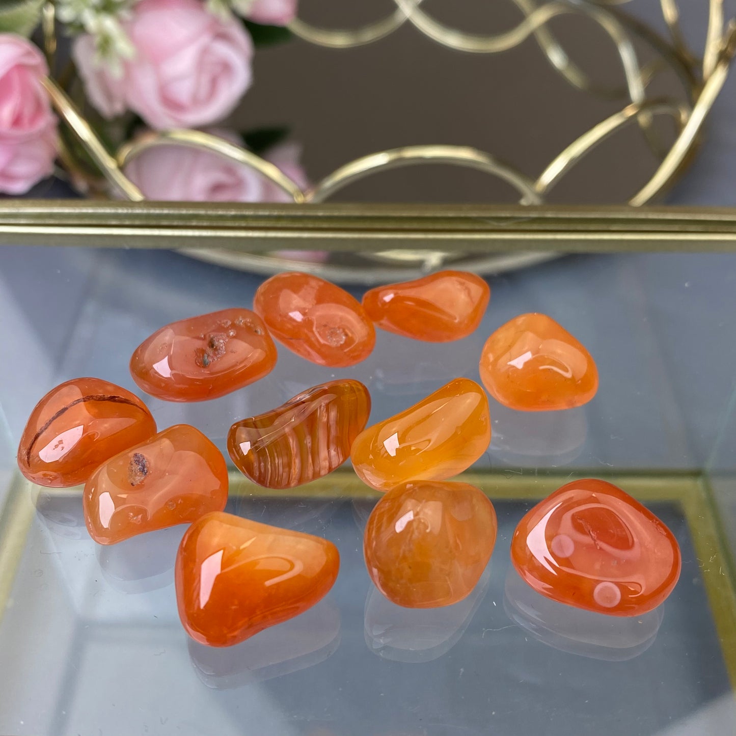 Natural polished Carnelian (1pc.)