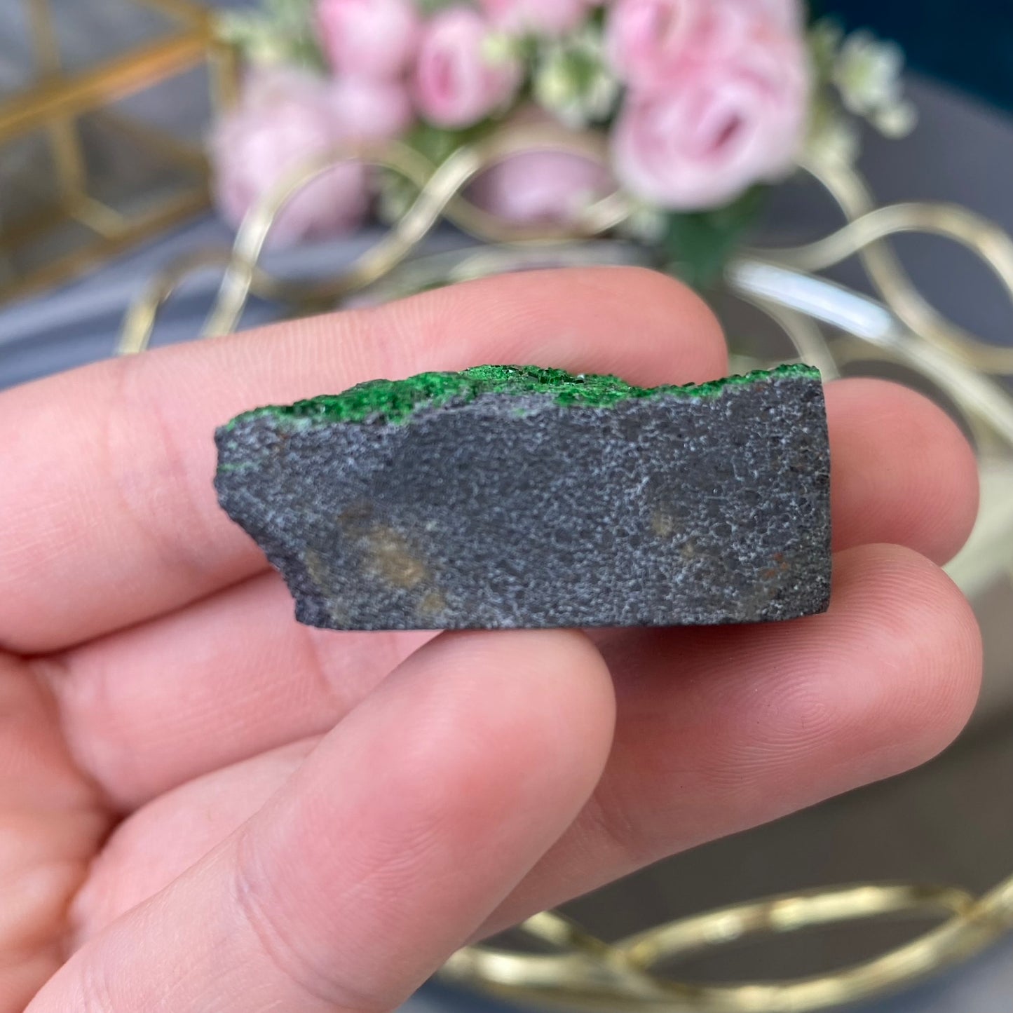 Natural raw Uvarovite 31g.