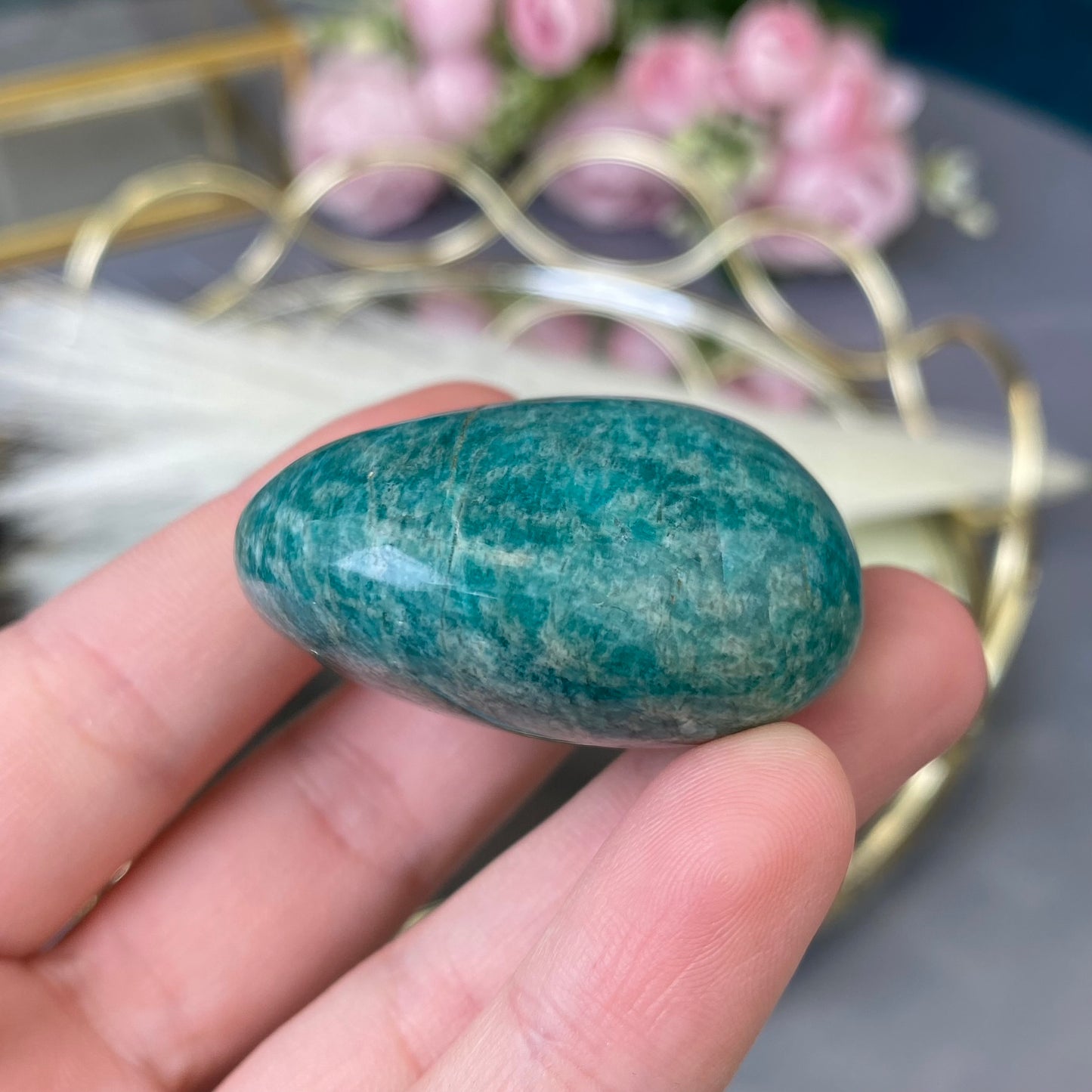 Natural polished Amazonite 54g.