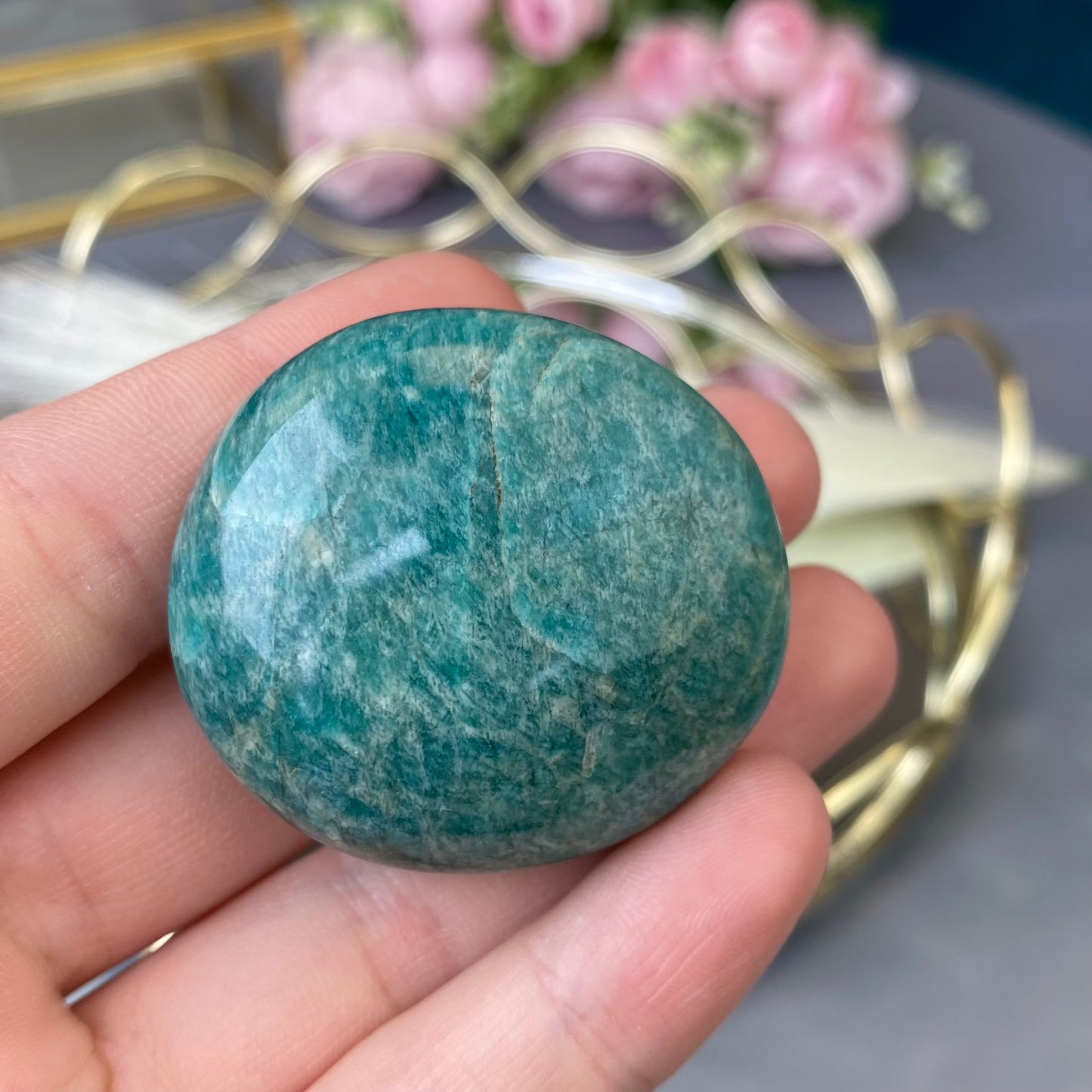 Natural polished Amazonite 54g.