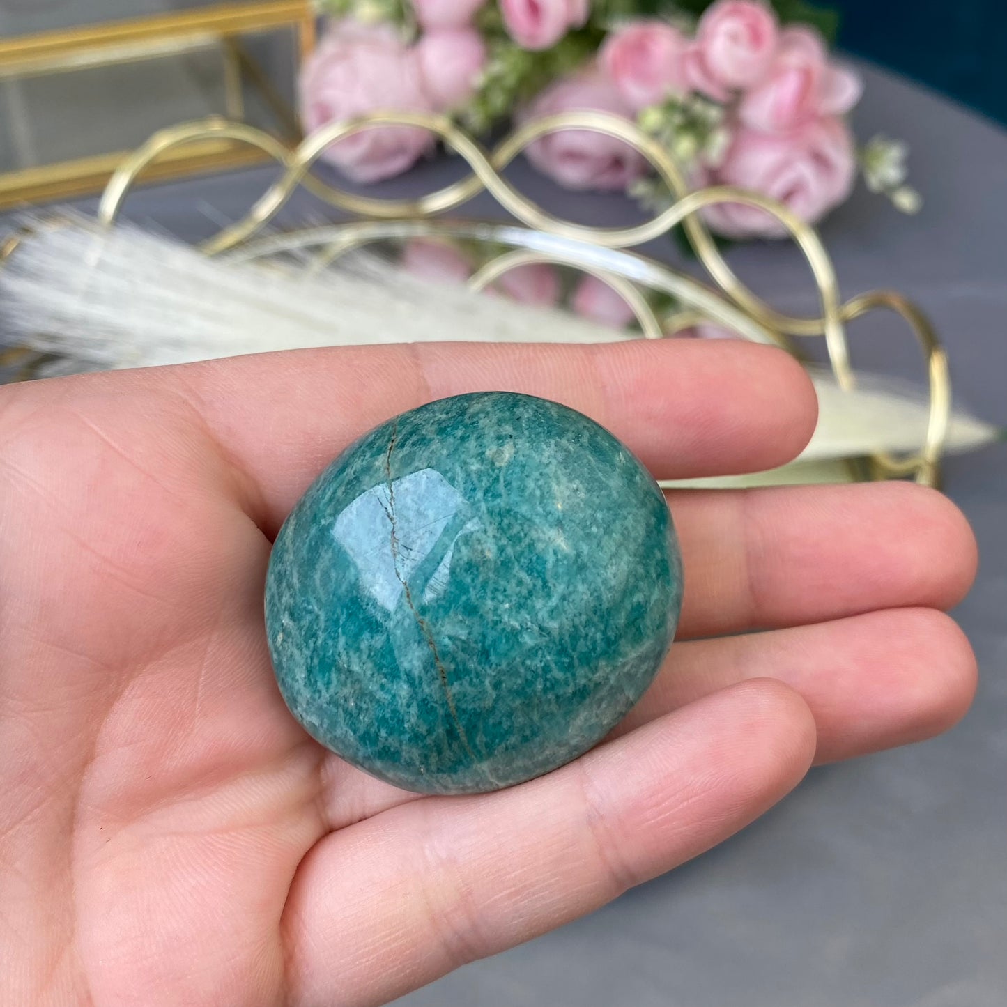 Natural polished Amazonite 54g.