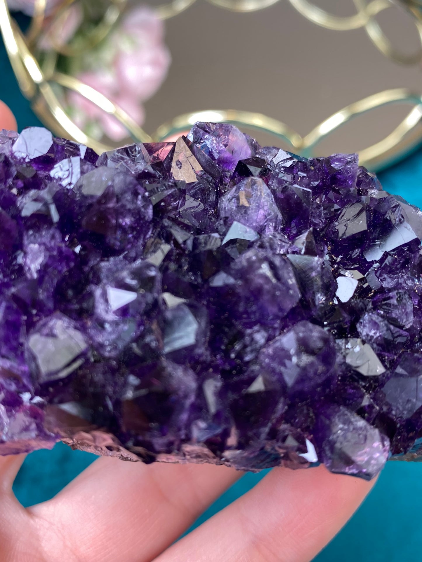 Natürliche rohe Amethyst-Druse (Hohe Qualität, Uruguay, 269g.)