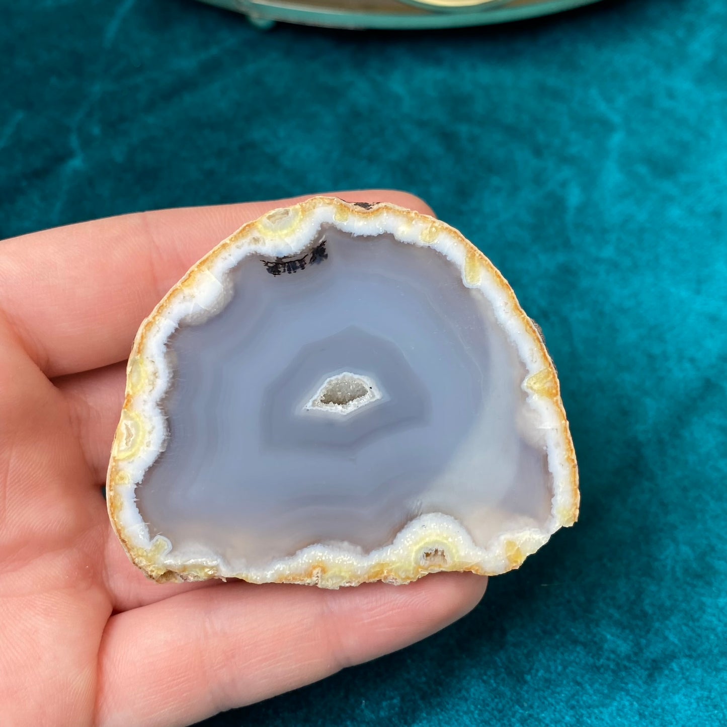 Natural partially polished Agate 124g.