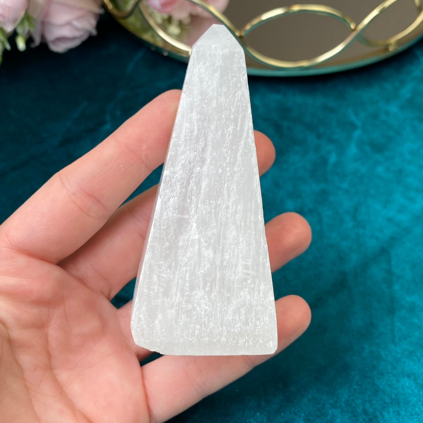 Natural Selenite tower 8-10cm (size-M)