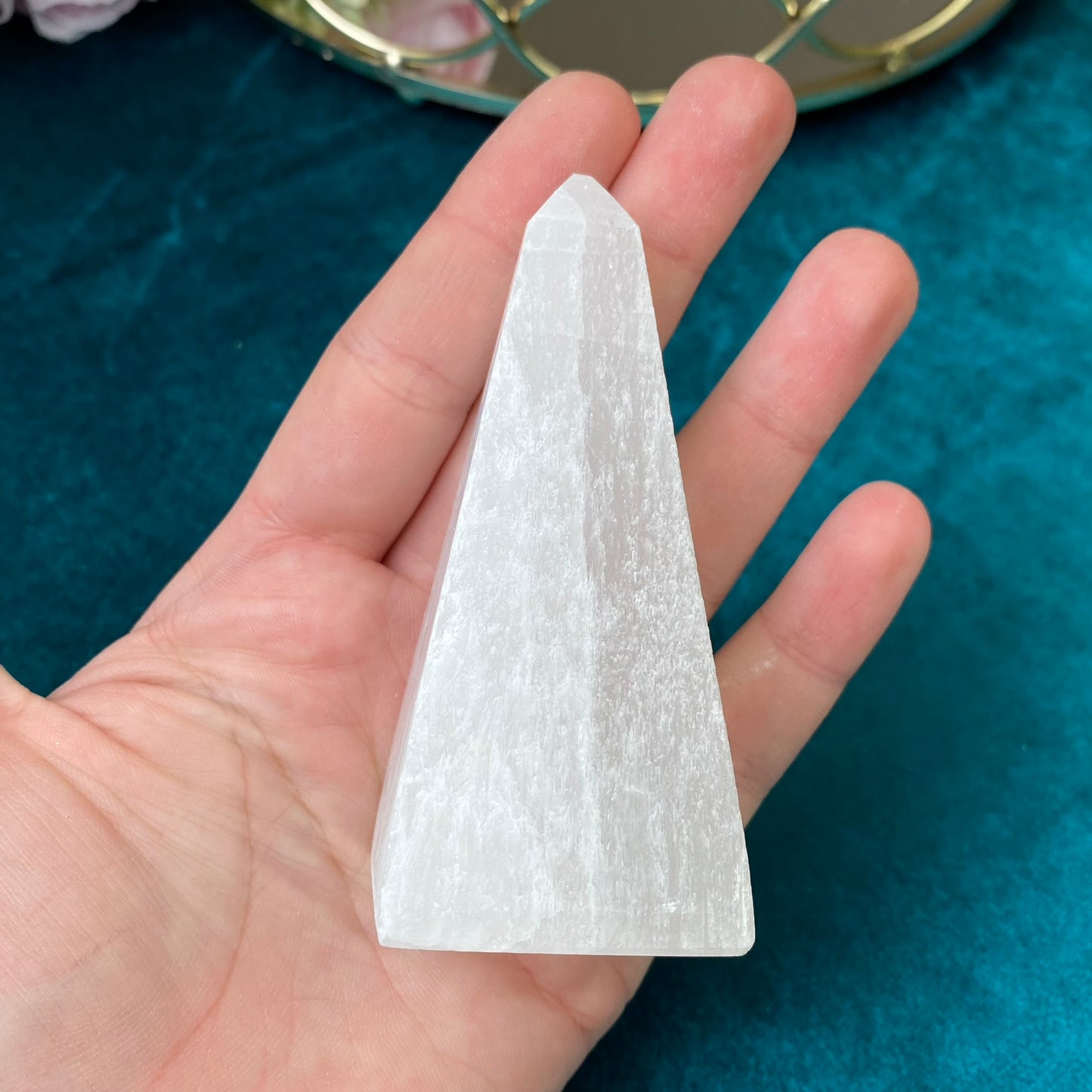 Natural Selenite tower 8-10cm (size-M)