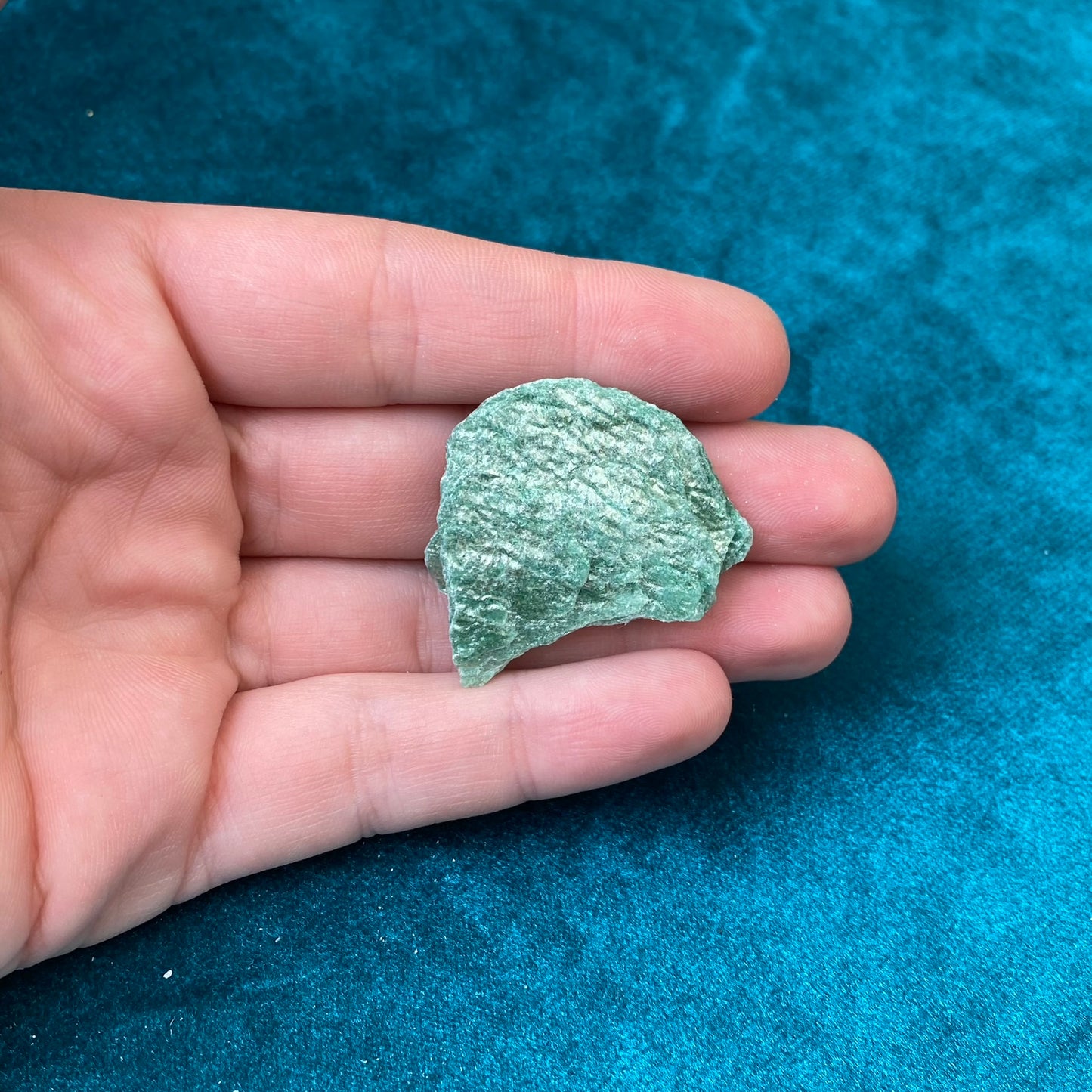 Natural raw Fuchsite 13g. (Fuchsite, Brasil)