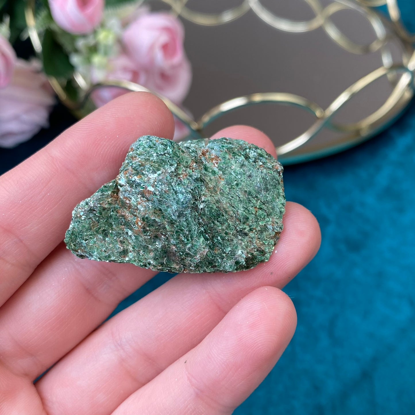 Natural raw Fuchsite 21g. (Fuchsite, Brasil)