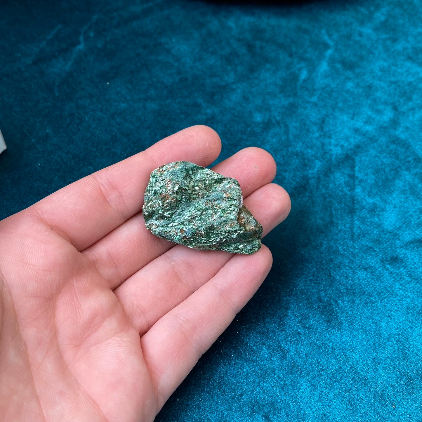 Natural raw Fuchsite 21g. (Fuchsite, Brasil)