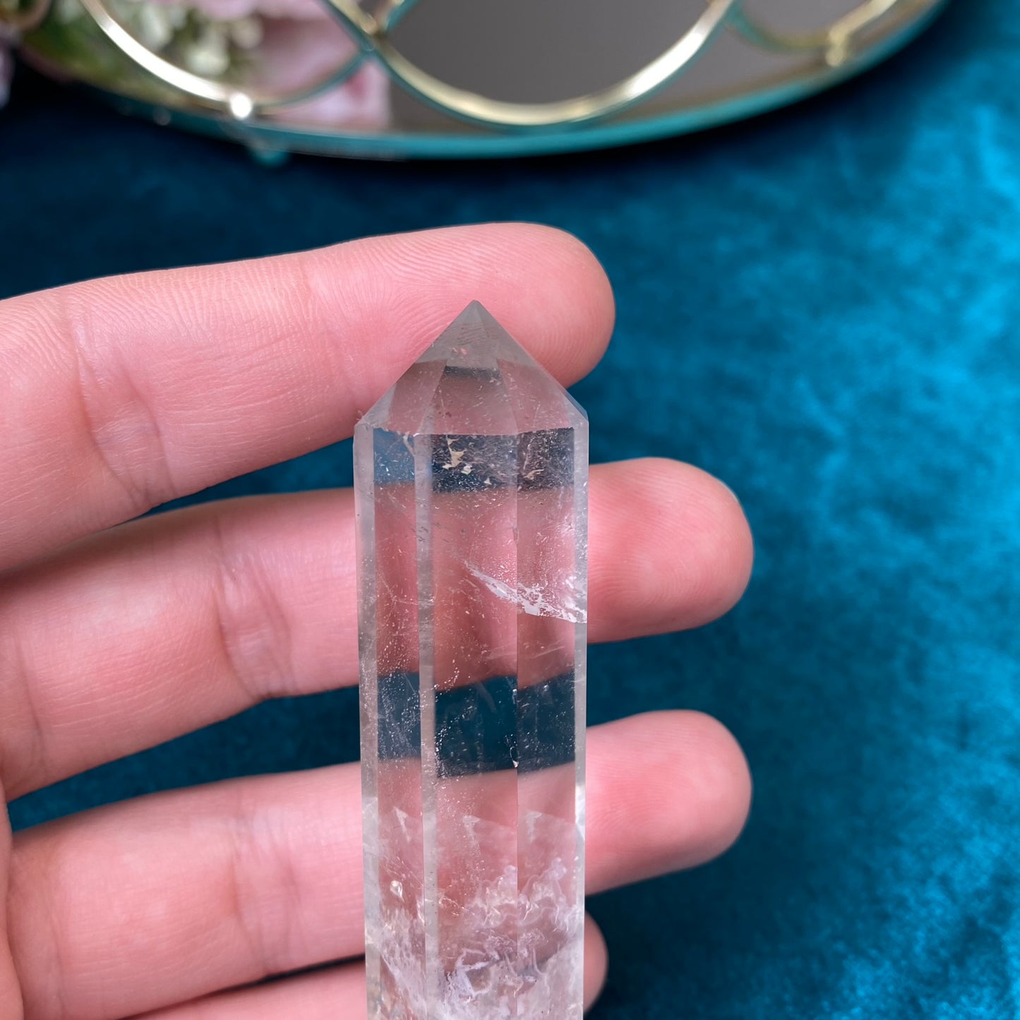 Natural Clear Quartz tower 54g.