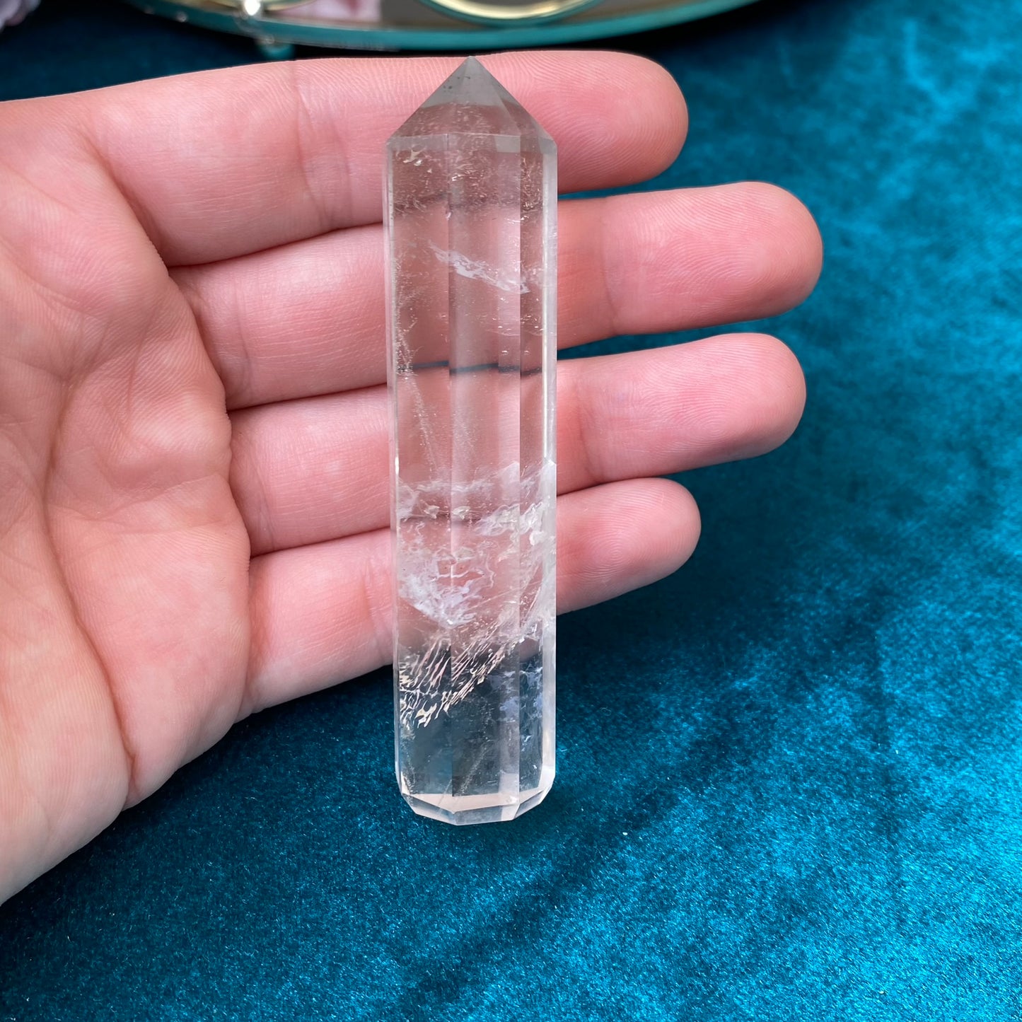 Natural Clear Quartz tower 54g.