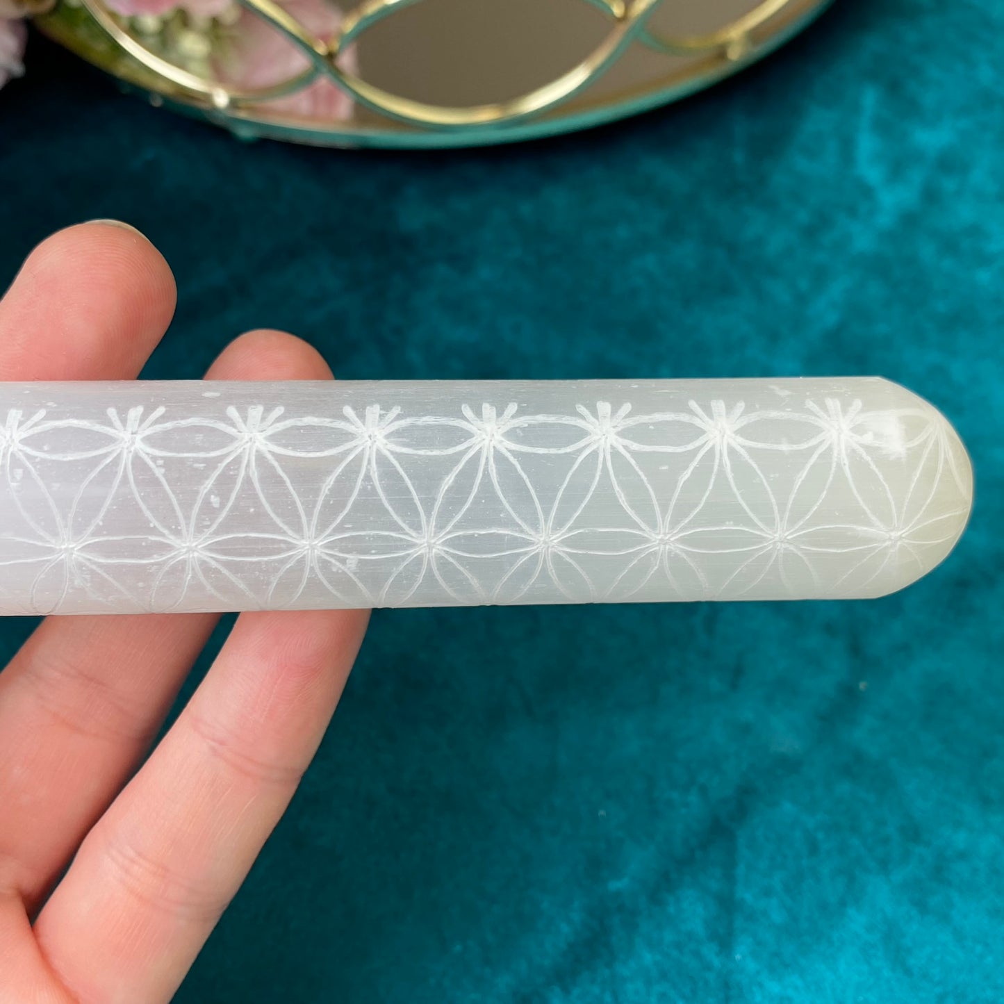 Selenite Massage stick (size- L)