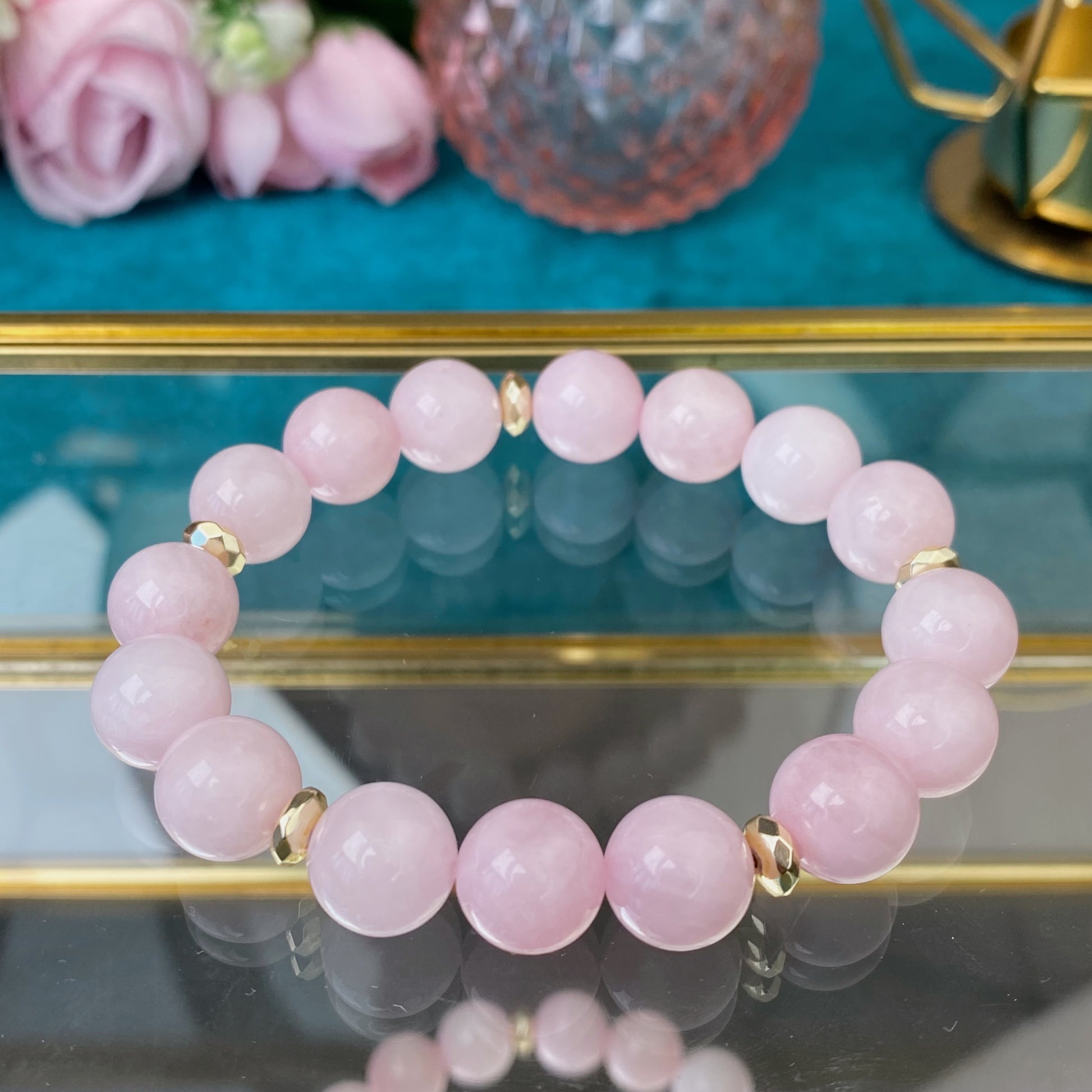 rose quartz bracelet