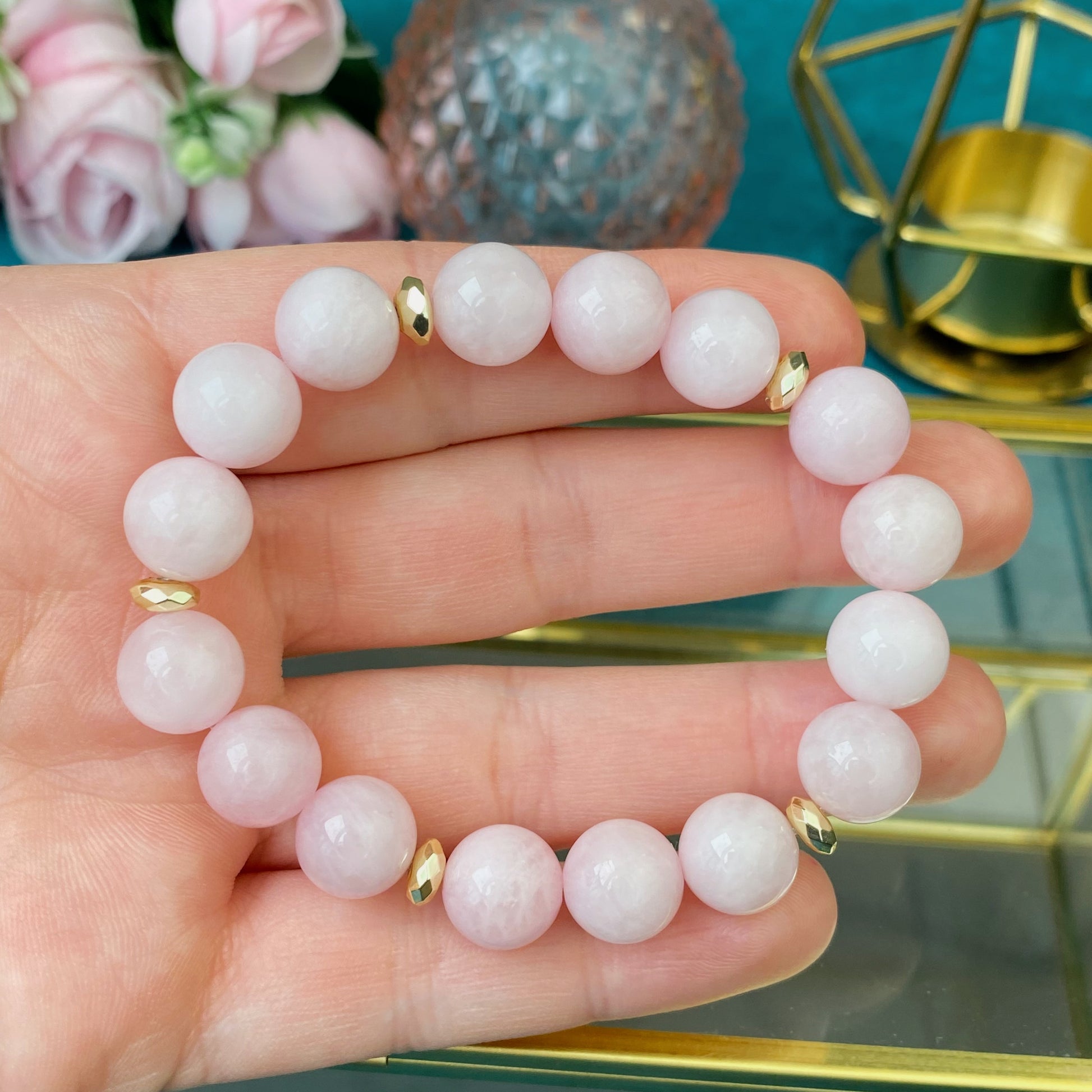 rose quartz bracelet