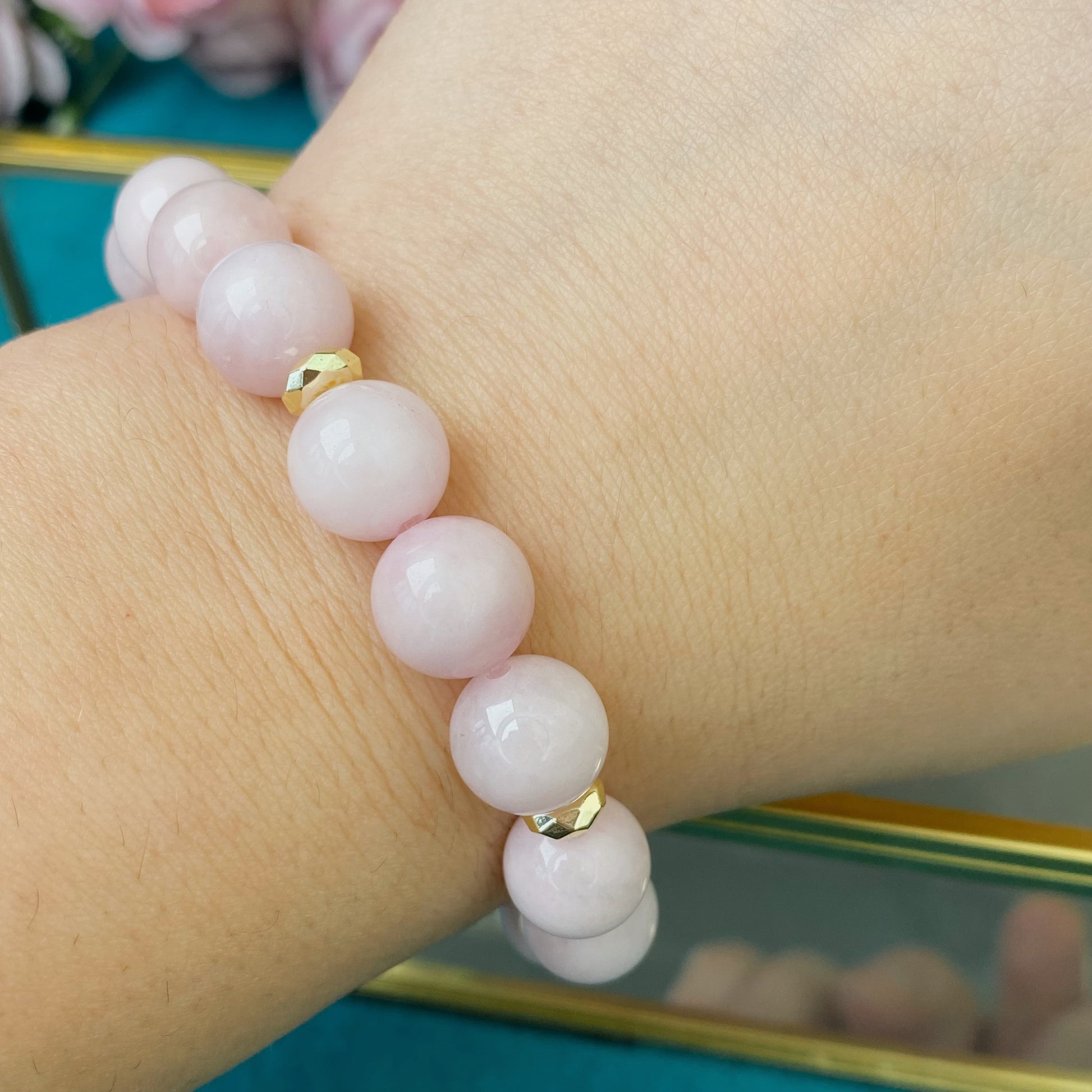 rose quartz bracelet