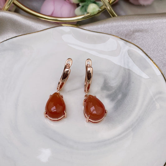 Carnelian earrings