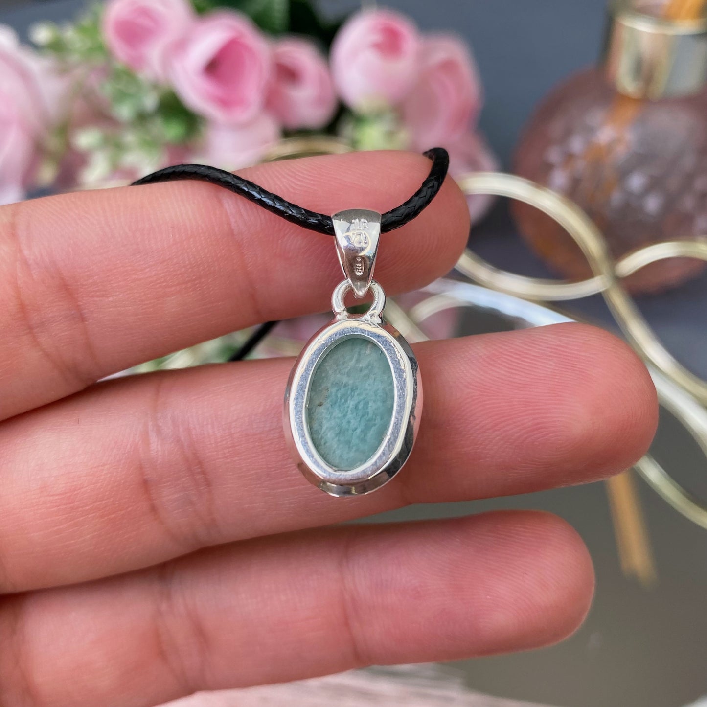 Amazonite silver 925 pendant