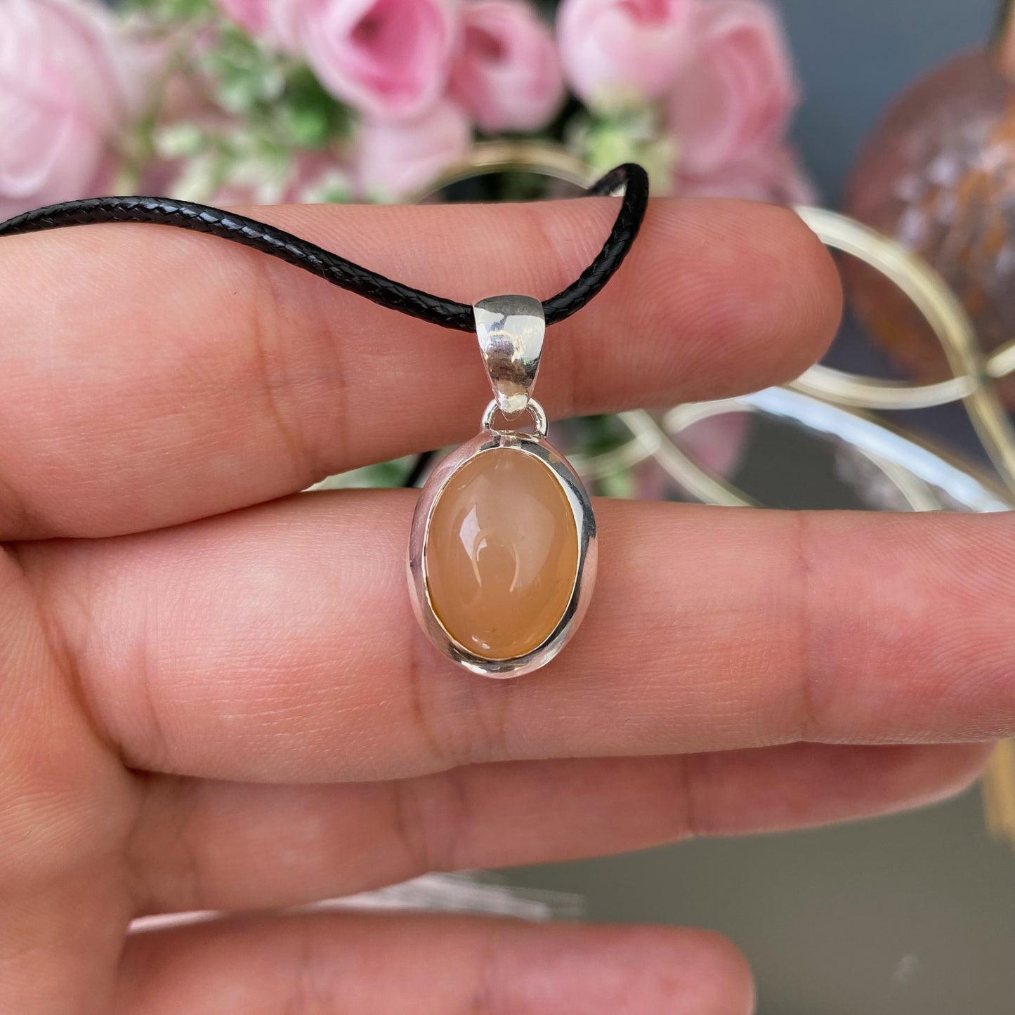 Moonstone silver 925 pendant