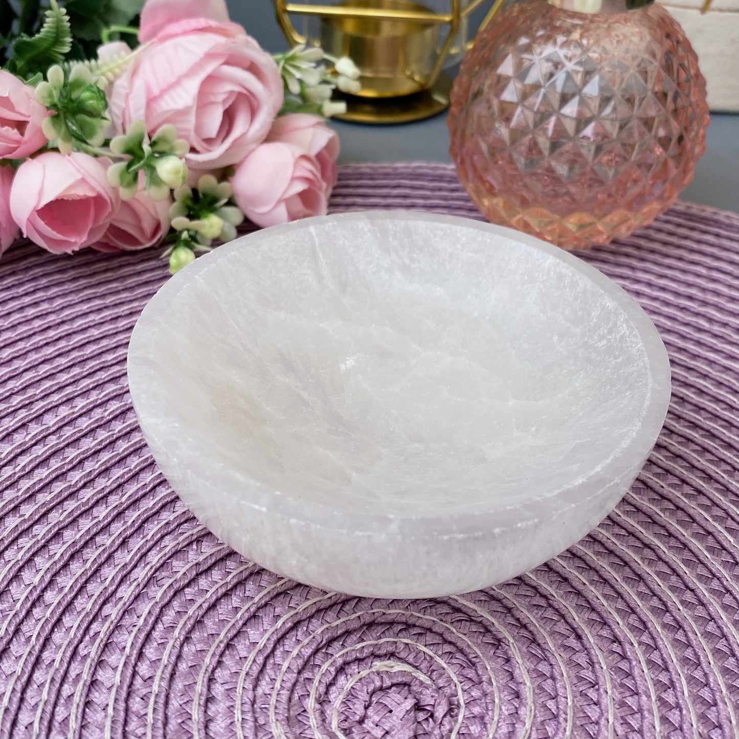 Selenite bowl (size-XXL)