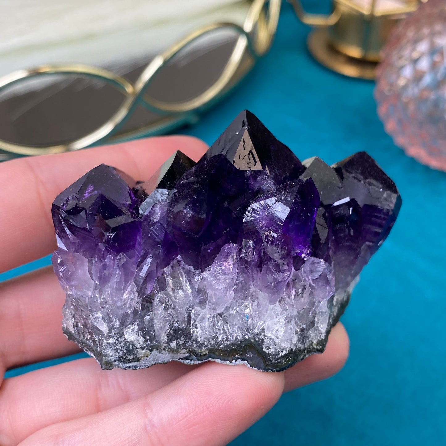 Natural raw Amethyst druse/cluster (High Quality,Uruguay,133g.)