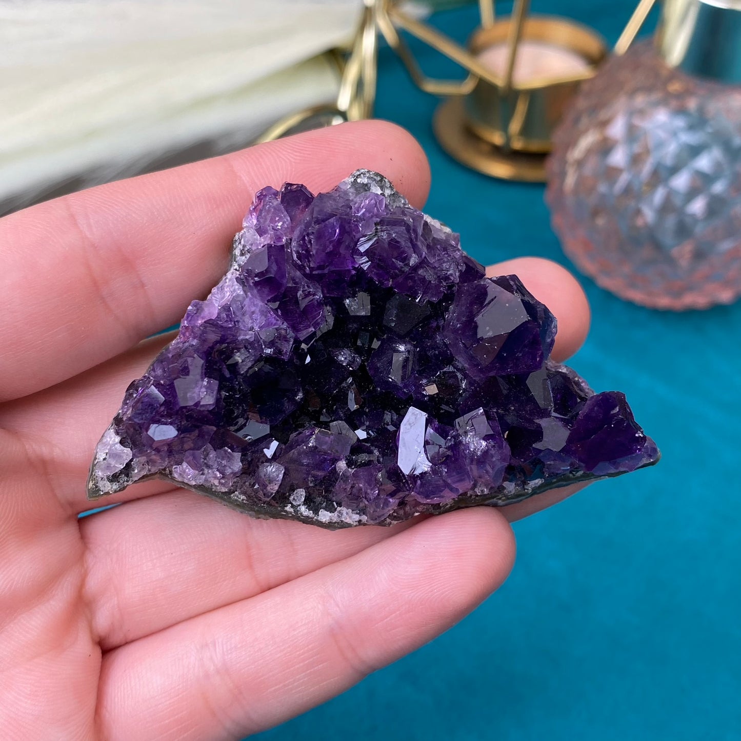 Natural raw Amethyst druse/cluster (High Quality,Uruguay,54g.)