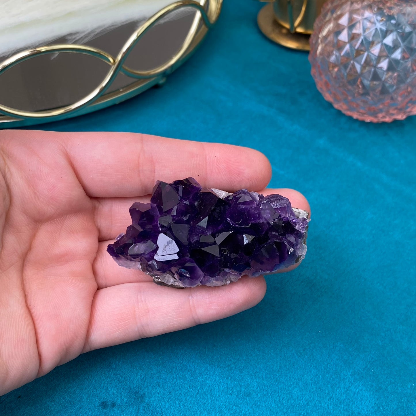 Natural raw Amethyst druse/cluster (High Quality,Uruguay,57g.)