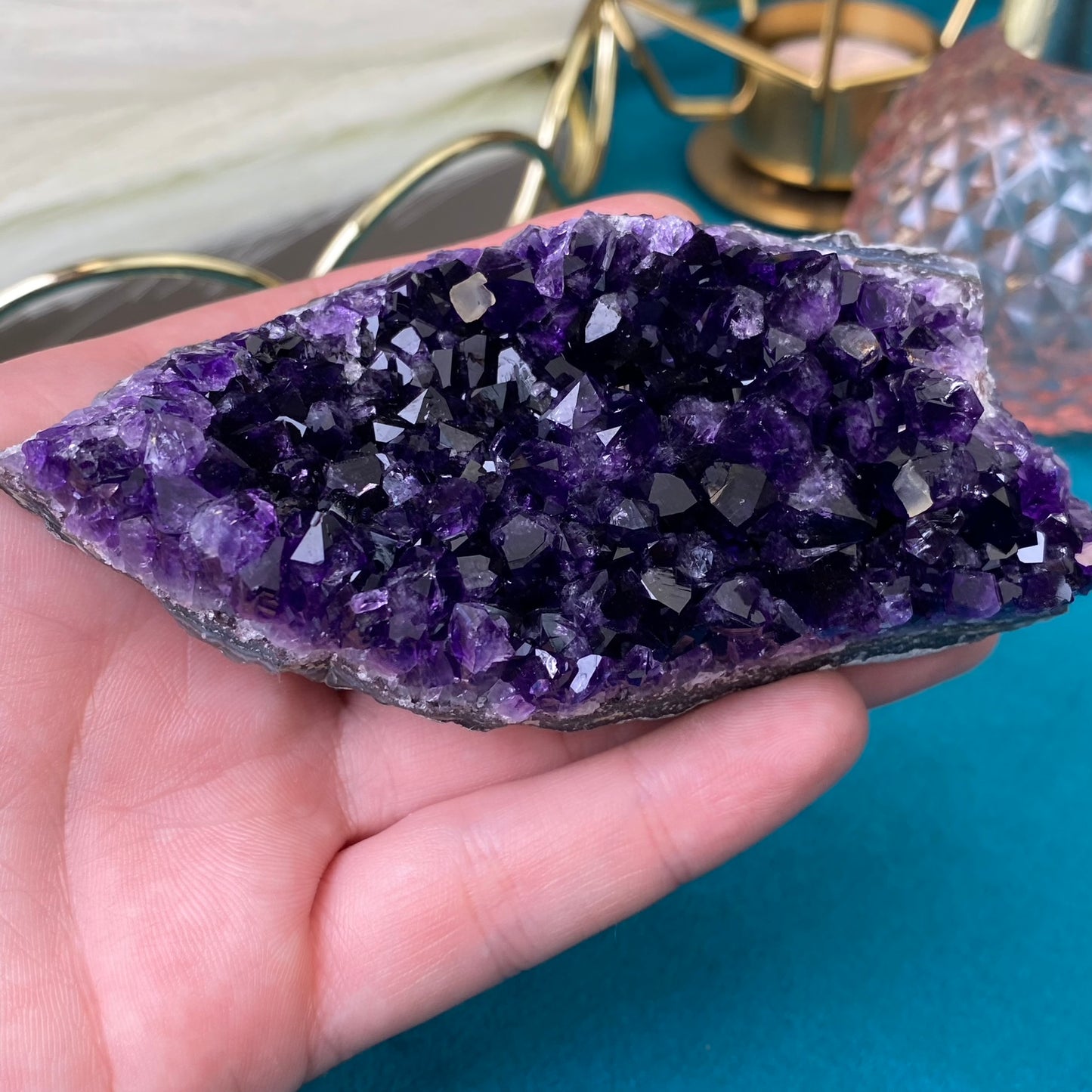 Natural raw Amethyst druse/cluster (High Quality,Uruguay,186g.)