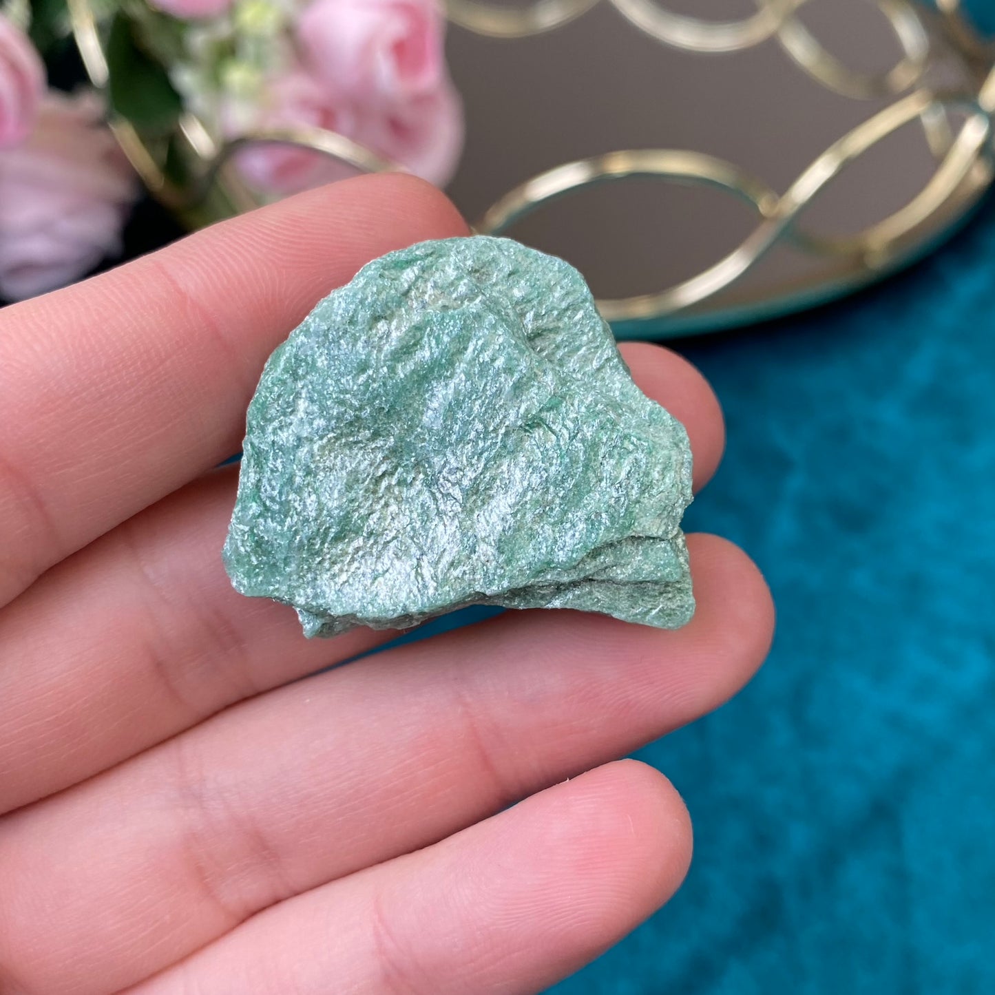 Natural raw Fuchsite 13g. (Fuchsite, Brasil)