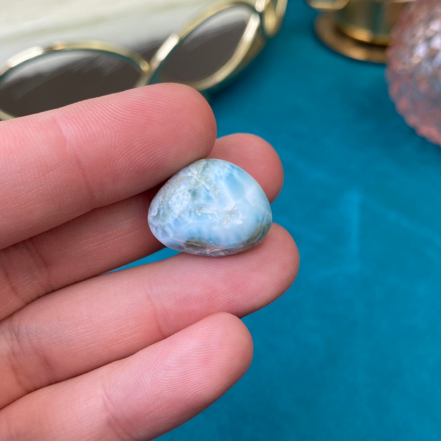 Natural polished Larimar 5,1g.