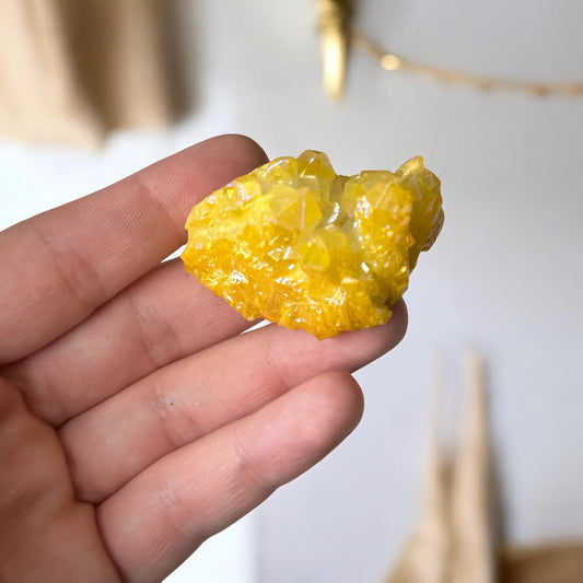 Dzeltens Aura Kvarcs