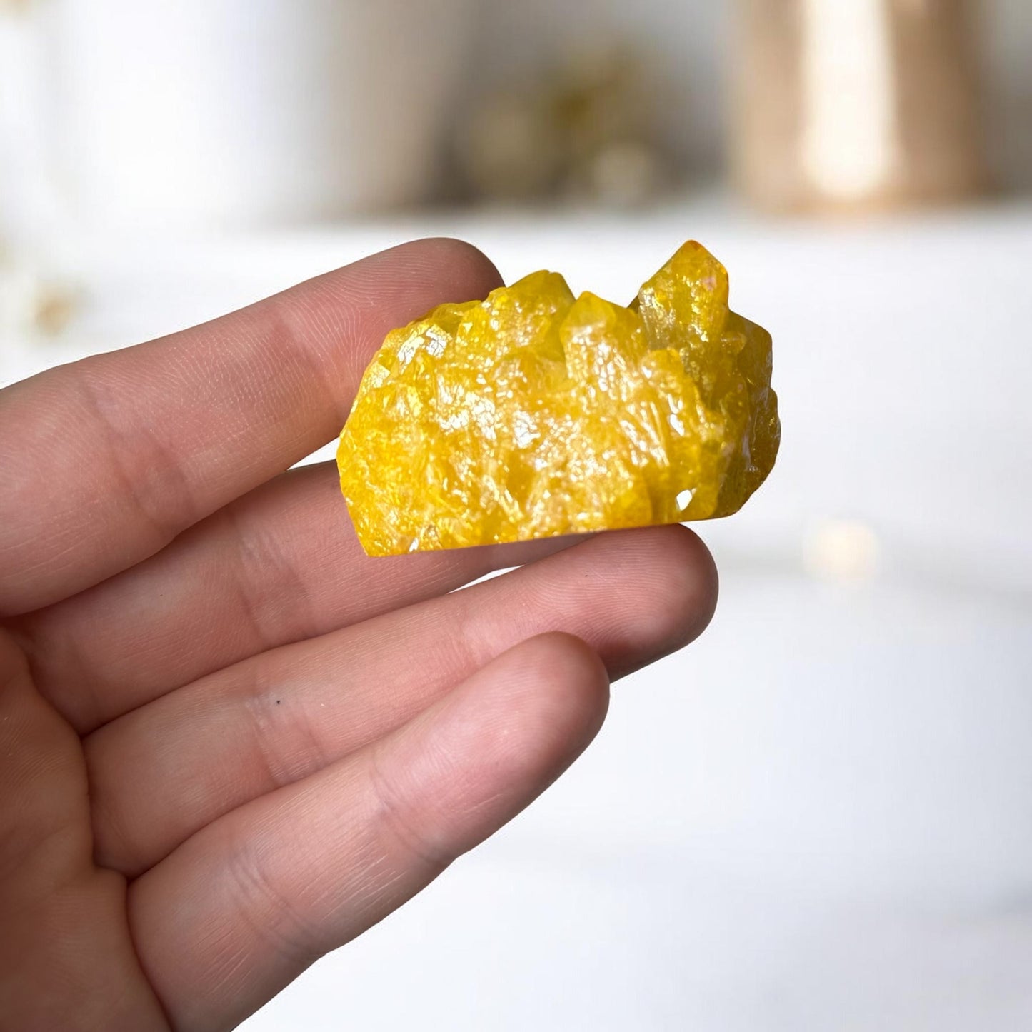 Dzeltens Aura Kvarcs