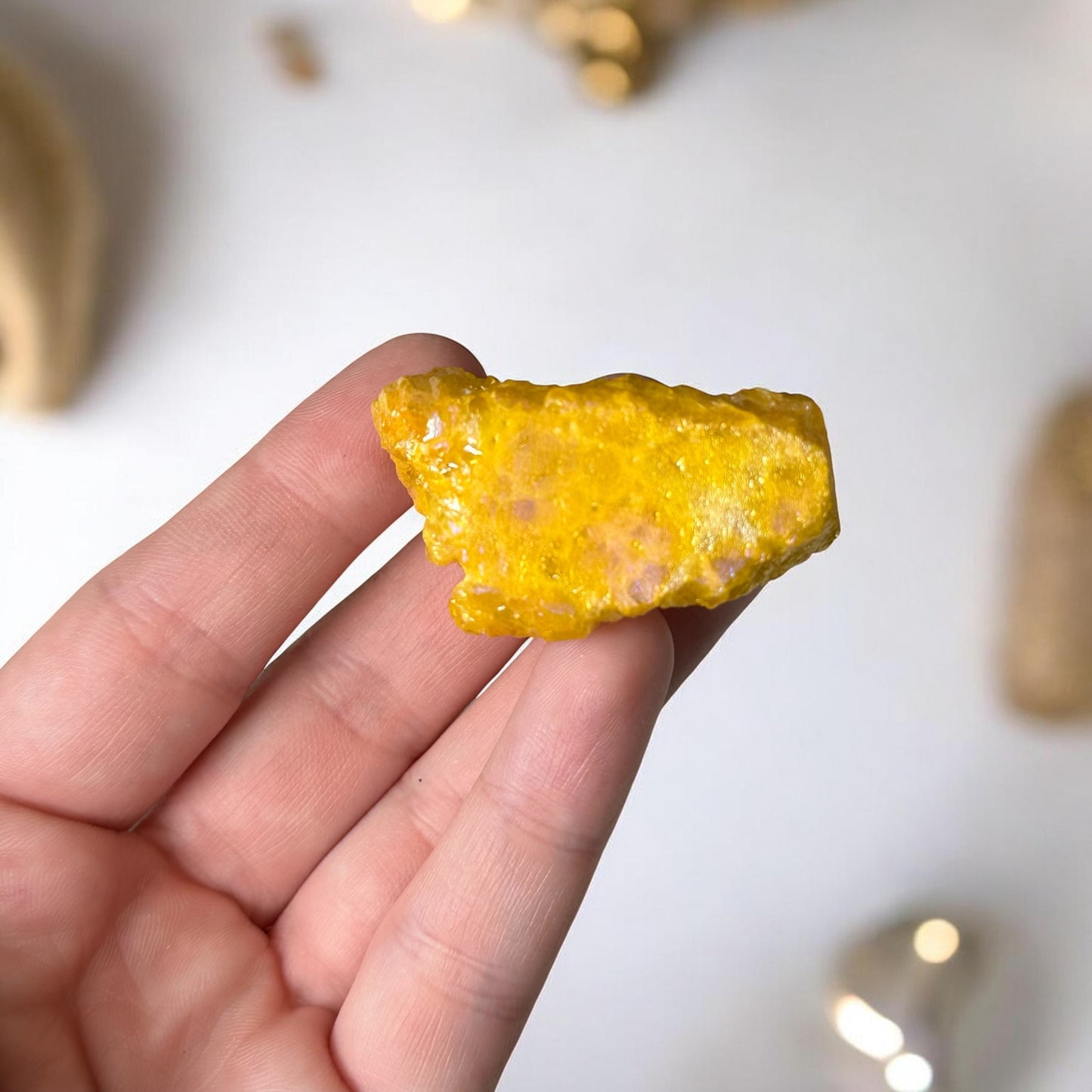 Dzeltens Aura Kvarcs